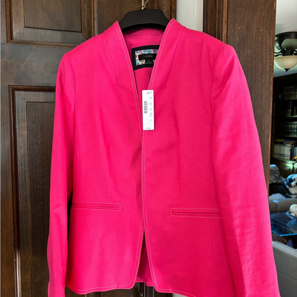 J Crew linen blazer/jacket